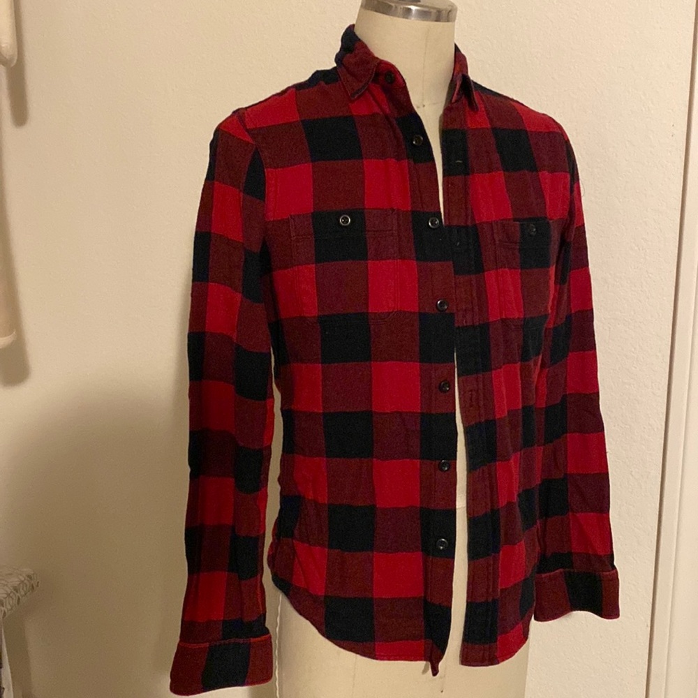 Express flannel button down
